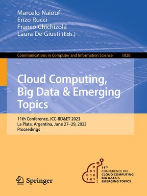cover image of Cloud Computing, Big Data & Emerging Topics